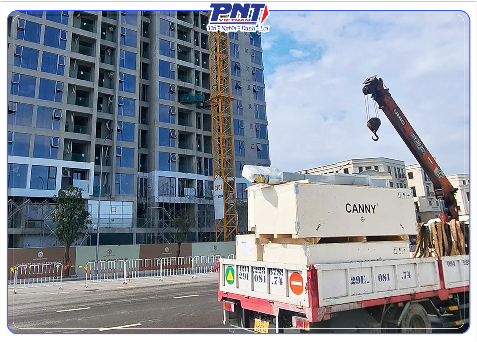 Đồng hành cùng dự án: cập nhật hàng về công trình Tòa nhà TN3-34 Vinhomes Cổ Loa, sẵn sàng triển khai